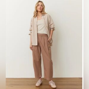 Marine Layer Kira Poplin Barrel Pant XL NWT